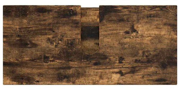 Fürdőszoba bútor szett 5 pcs Füstölt tölgy 30 x 35 x 192 cm