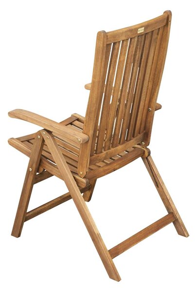 Fieldmann Carmen I. kerti Bútor garnitúra, 1 asztal + 6 szék, fa - barna