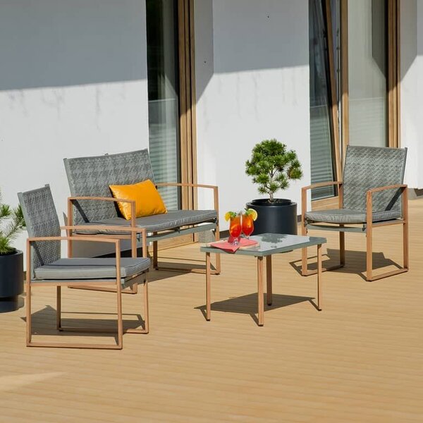 Patio Emma kerti bútor garnitúra szürke