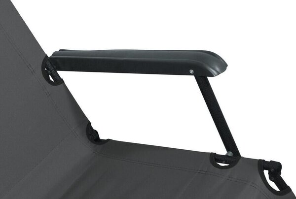 Összecsukható nyugágy/fotel COMFORT antracit