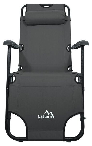 Összecsukható nyugágy/fotel COMFORT antracit