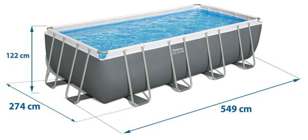 Bestway kerti kerti medence 549x274x122cm 17in1 56466n
