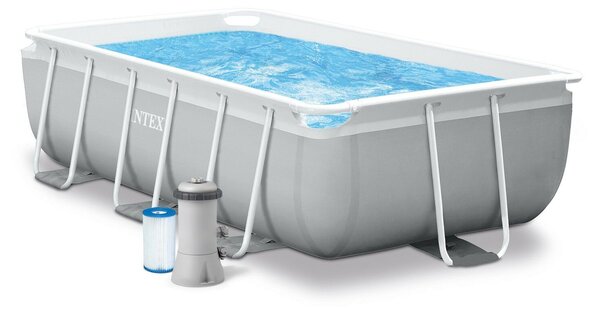 Intex Prism Frame Prémium 300x175x80cm Fémvázas medence szett, vízforgatóval, létrával (26784NP)