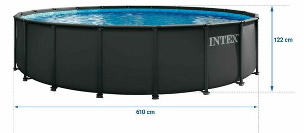 Intex Ultra XTR Frame merev falú medence szett - 610 x 122 cm