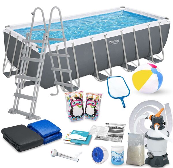 Bestway kerti kerti medence 488x244x122 cm 18in1 56671n