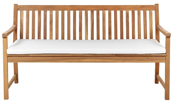 Párna kerti padhoz VIVARA 152 x 54 cm Törtfehér