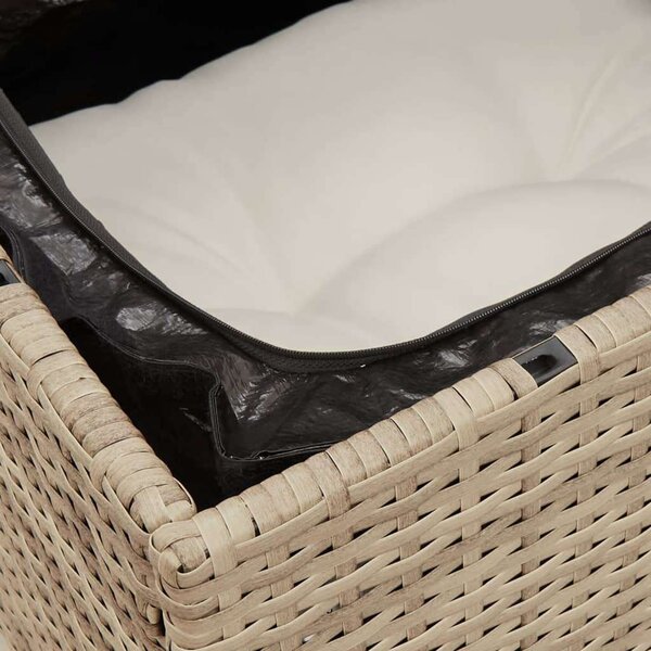 VidaXL Polyrattan Kerti Ülőgarnitúra - 11 részes - Bézs