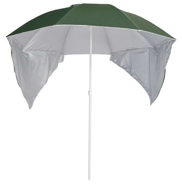 VidaXL Strandnapernyő - Zöld - 215 cm