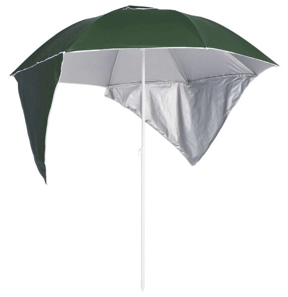 VidaXL Strandnapernyő - Zöld - 215 cm