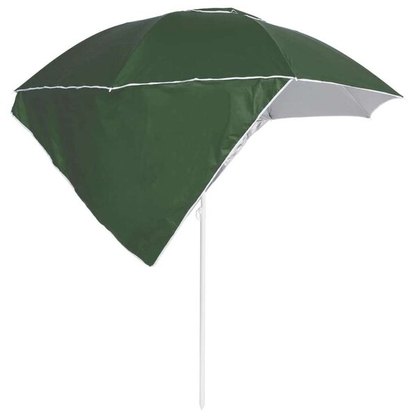 VidaXL Strandnapernyő - Zöld - 215 cm