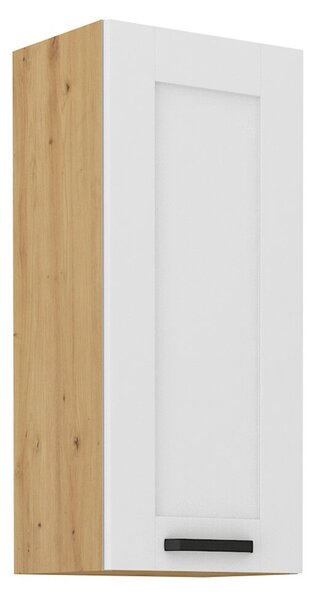 Felső szekrény, fehér/artisan tölgy, LULA 40 G-90 1F