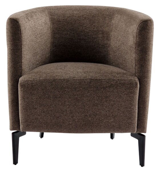 Design fotel, barna/fekete, KAPY