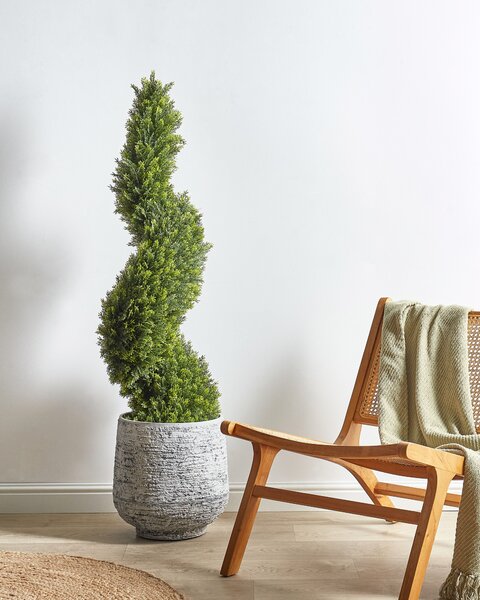 Műnövény CYPRESS SPIRAL TREE 126 cm Zöld