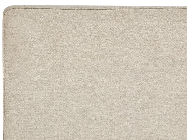 Boxspring ágy tárolóval MINISTER Világosbézs 160 x 200 cm