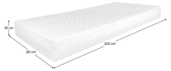 Matrac, hab, 80x200, VACOM