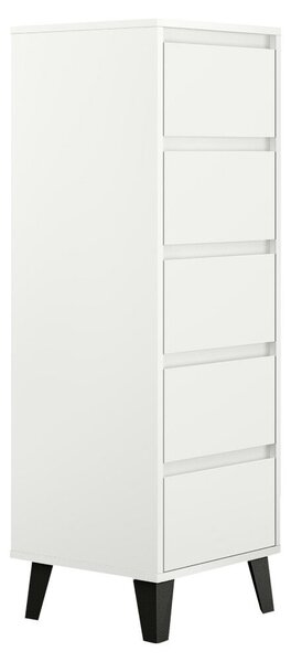Komód, fehér, BOGAN 5S40