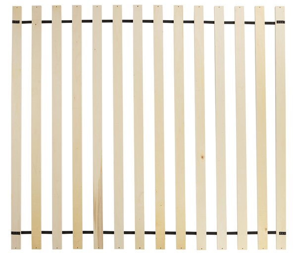 Ágy Rattan BOUSSICOURT 160 x 200 cm Világosbarna