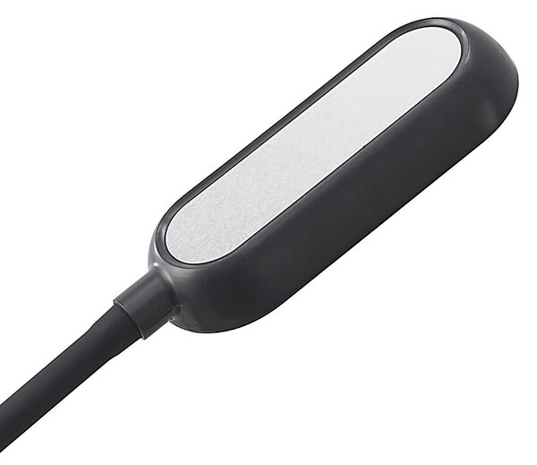 PRIOS Prios LED bilincslámpa Najari, fekete, újratölthető akkumulátorral, USB,, dimmelhető, Fekete, Dolgozószoba / Iroda, Műanyag, Modern