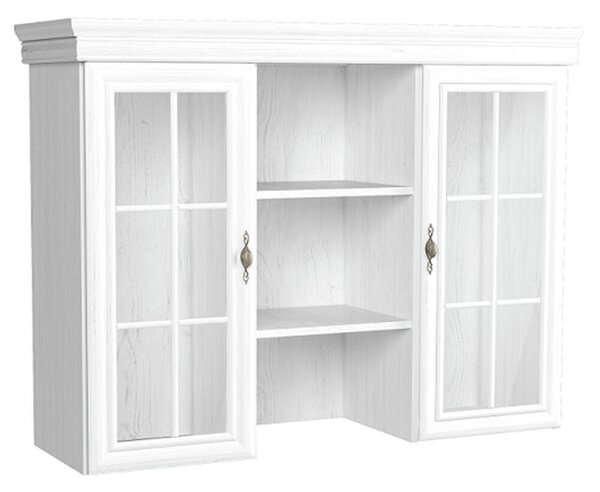 Vitrines faliszekrény, sosna andersen, KORA KN4