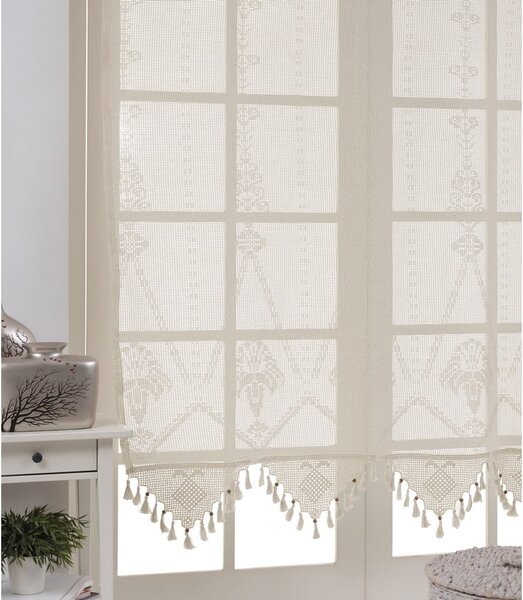Krémszínű átlátszó függöny 100x200 cm Authentic – Oyo Concept