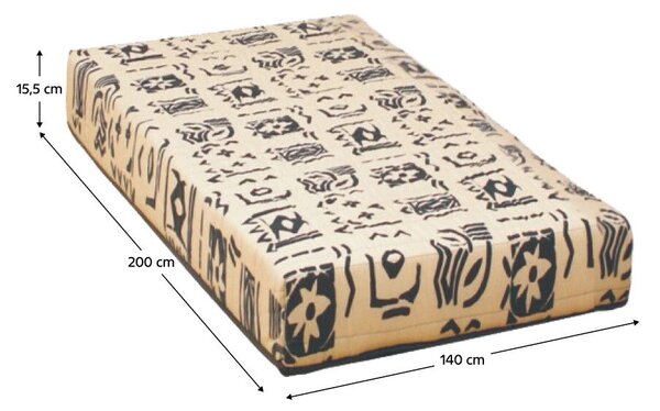 Rugós matrac, 140x200, FUTON ARONA