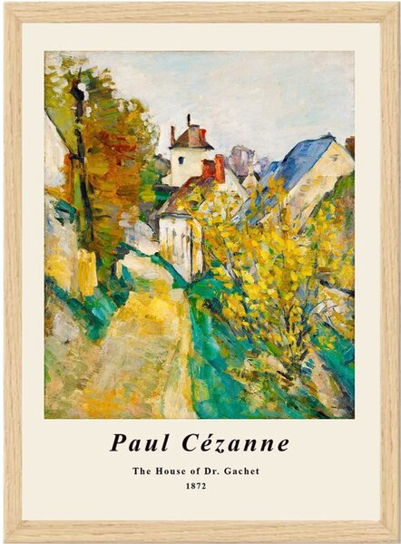 Keretezett poszter 35x45 cm Paul Cézanne – Wallity