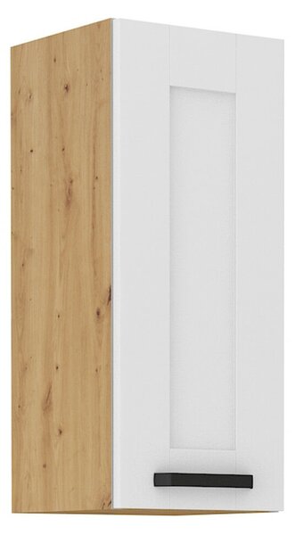 Felső szekrény, fehér/artisan tölgy, LULA 30 G-72 1F