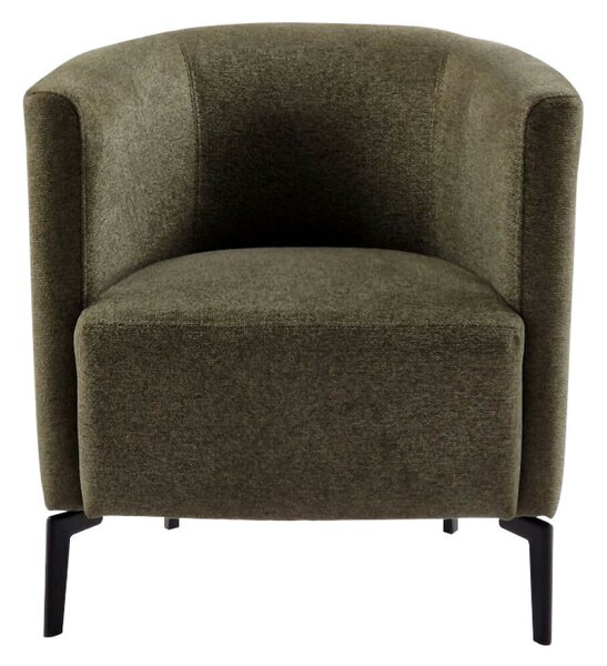 Design fotel, zöld/fekete, KAPY