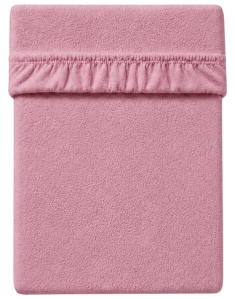 MOLTON fleece gumis lepedő rózsaszín 180 x 200 cm