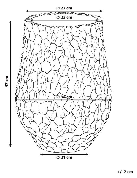Virágcserép PILLERSEE 34 cm Fehér
