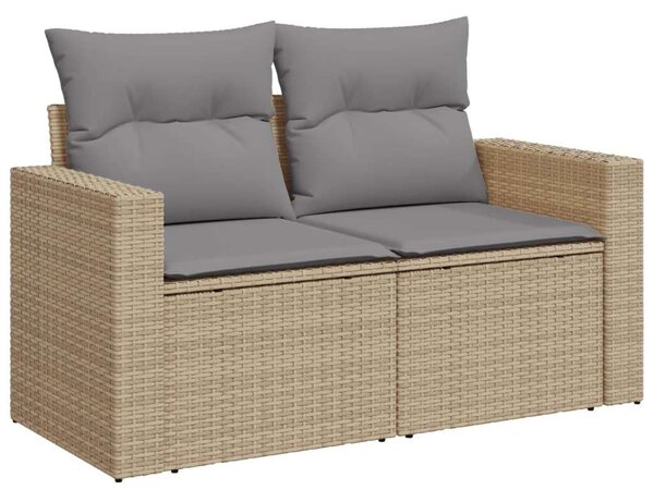VidaXL Polyrattan Kerti Ülőgarnitúra - 11 részes - Bézs