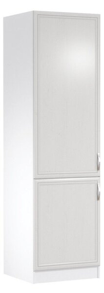 Hűtő beépítő konyhaszekrény D60ZL, balos, fehér/sosna Andersen, SICILIA