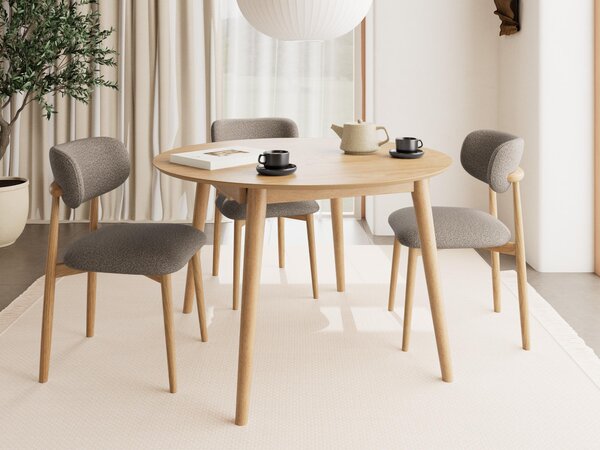 Asztal Norsica 747, 75cm, Tölgy, Tölgy, Kaucsuk