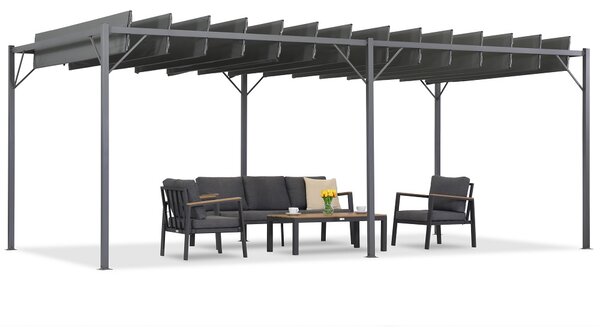 Antracit Malaga 3x6m Garden Point terasz pergola 3x6m Garden Point terasz pergola