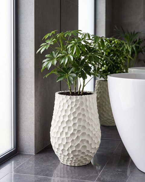 Virágcserép PILLERSEE 34 cm Fehér