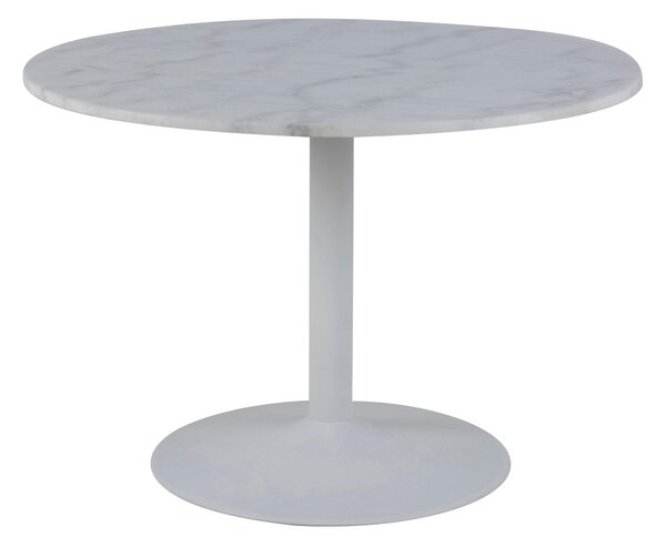 Asztal Norsica 223, 75cm, Fehér márvány