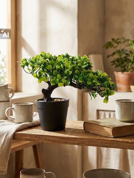 Sinsay - Dísznövény cserépben – bonsai fa - zöld