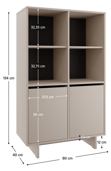 Komód, kasmír, STANDO STD03