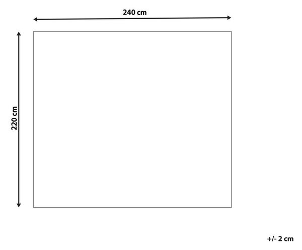 Ágytakaró RAGALA Pamut 220 x 240 cm Barna