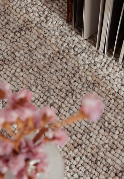 Szürke-krémszínű mosható szőnyeg 240x340 cm Rocco Dark Cream – Elle Decoration