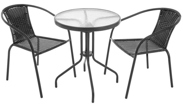 Patio Bistro Plus kerti szék fekete
