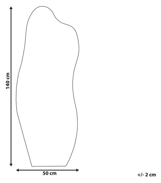 Falitükör ESTANG 50 cm 140 cm Ezüst