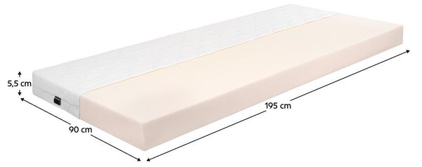 Matrac, habmatrac, 195x90 cm, VENITO