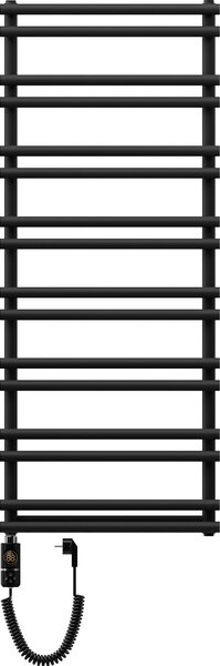 Mexen, Mexen Saturn elektromos fűtés 1200 x 500 mm, 600 W, czarny - W108-1200-500-2600-70