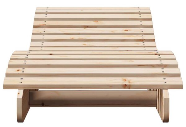 VidaXL Fenyőfa Napozóágy - 2 db - 205x60x31,5cm