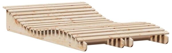 VidaXL Fenyőfa Napozóágy - 2 db - 205x60x31,5cm