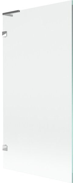 Mexen, Mexen Lunar L 1 szárnyú kádparaván 90 x 150 cm, átlátszó, króm - 897L-090-000-01-00