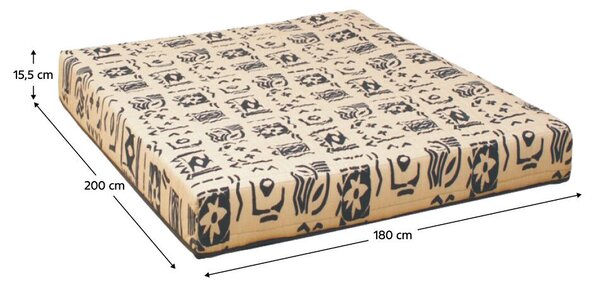 Rugós matrac, 180x200, FUTON ARONA
