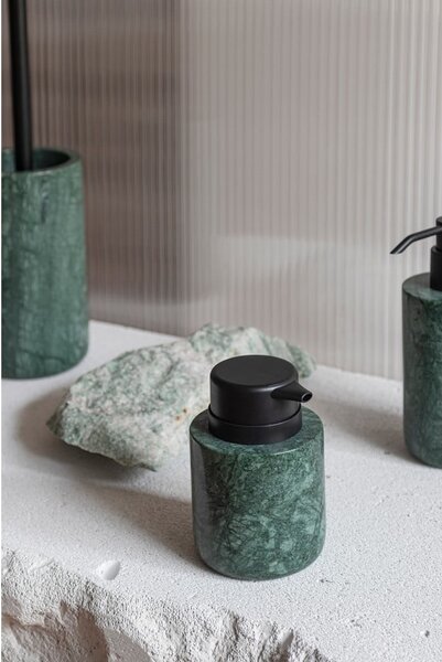 Sötétzöld márvány szappanadagoló 200 ml Marble – Mette Ditmer Denmark