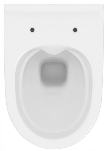 Cersanit Mille - függő WC csésze CleanOn SLIM lassan eső, hőre keményedő ülőkével, SET B291, fehér, S701-453
